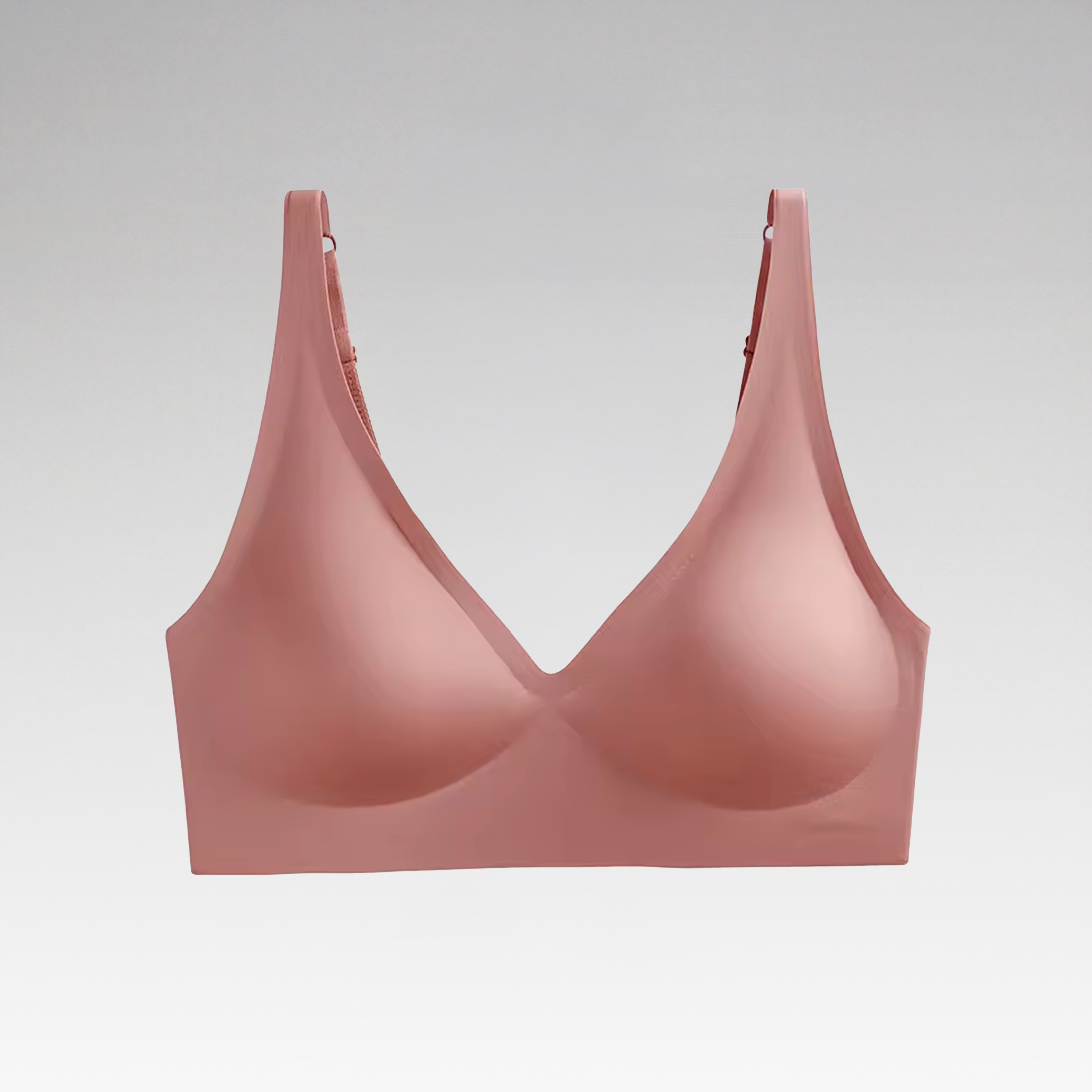 Seamless wire-free push-up bra