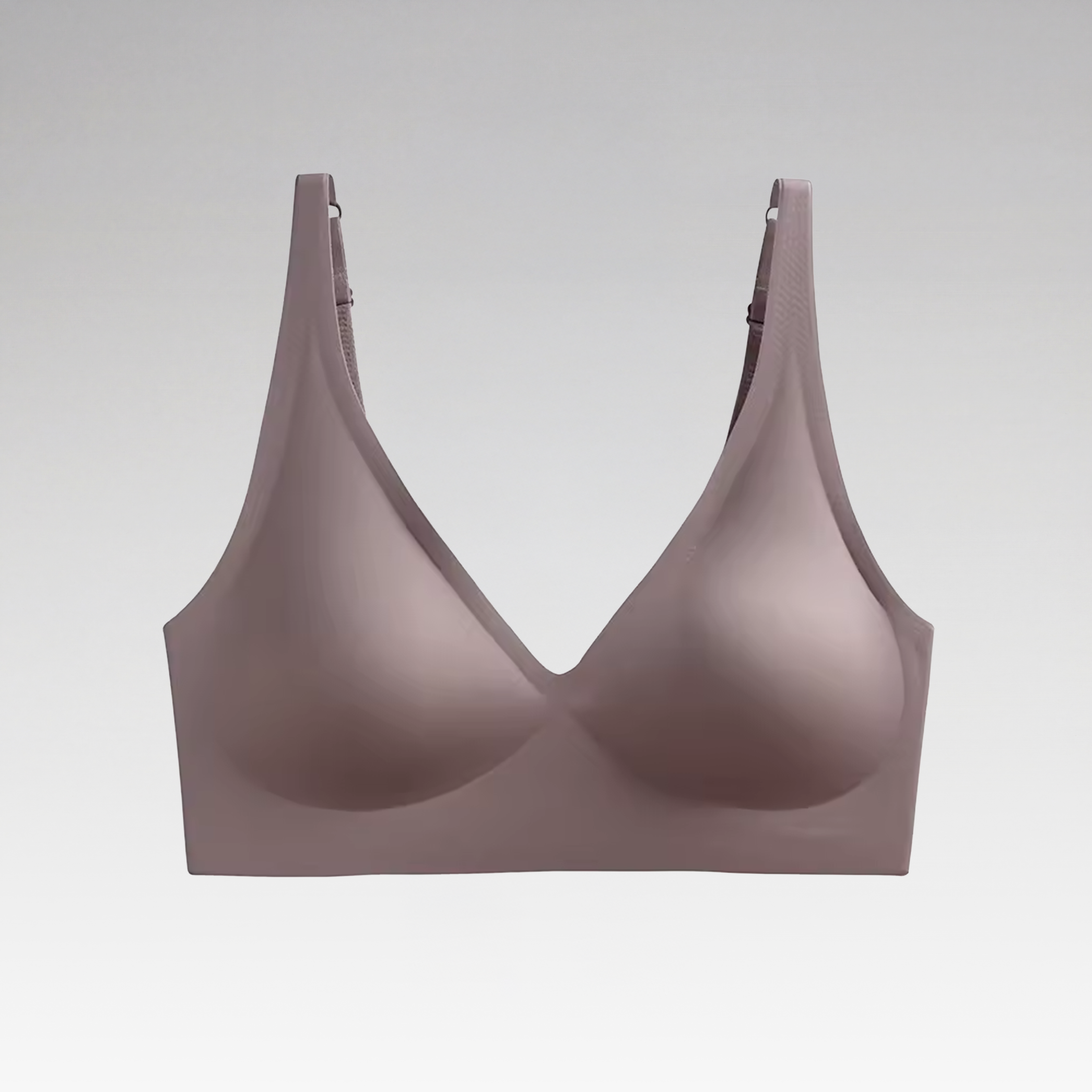 Seamless wire-free push-up bra