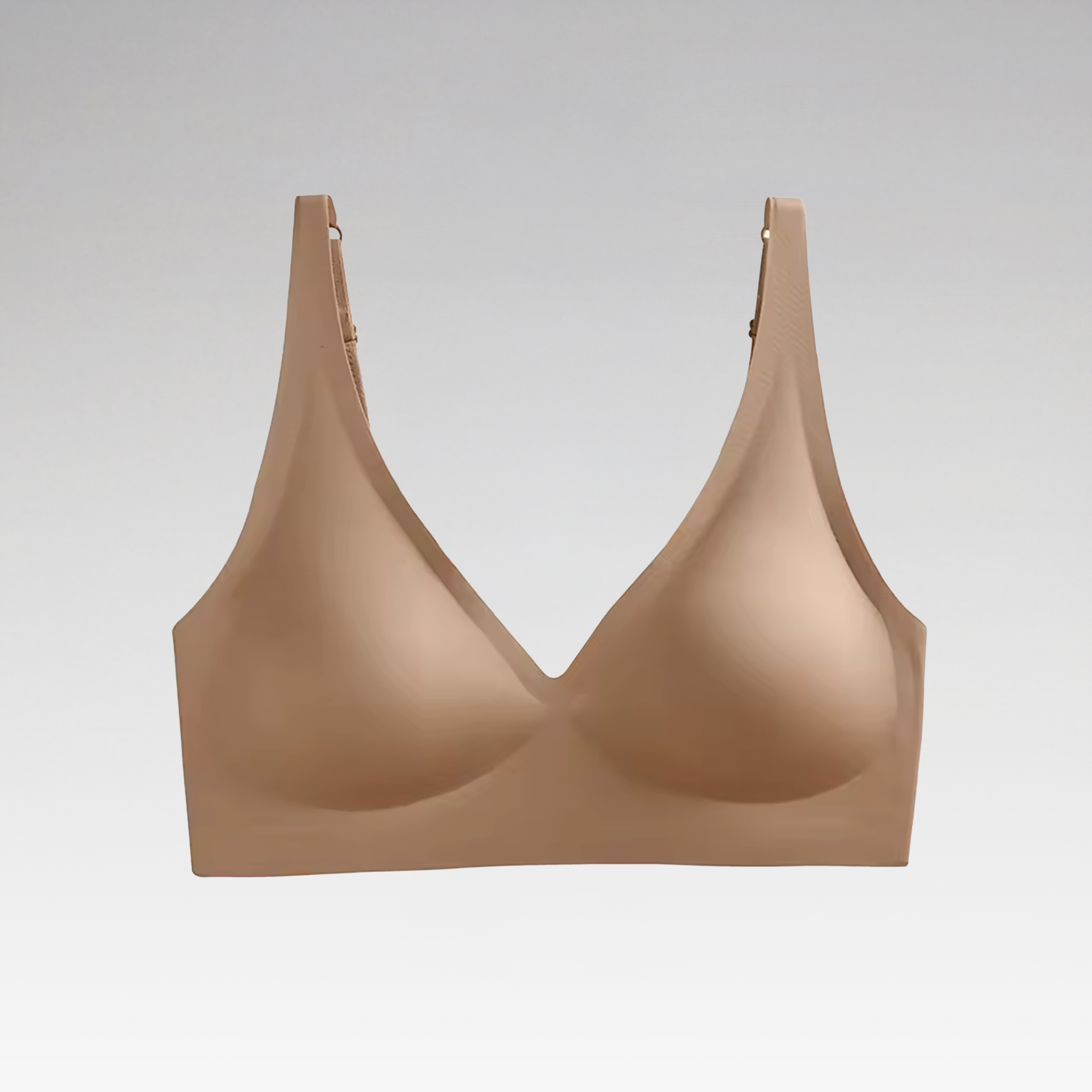 Seamless wire-free push-up bra