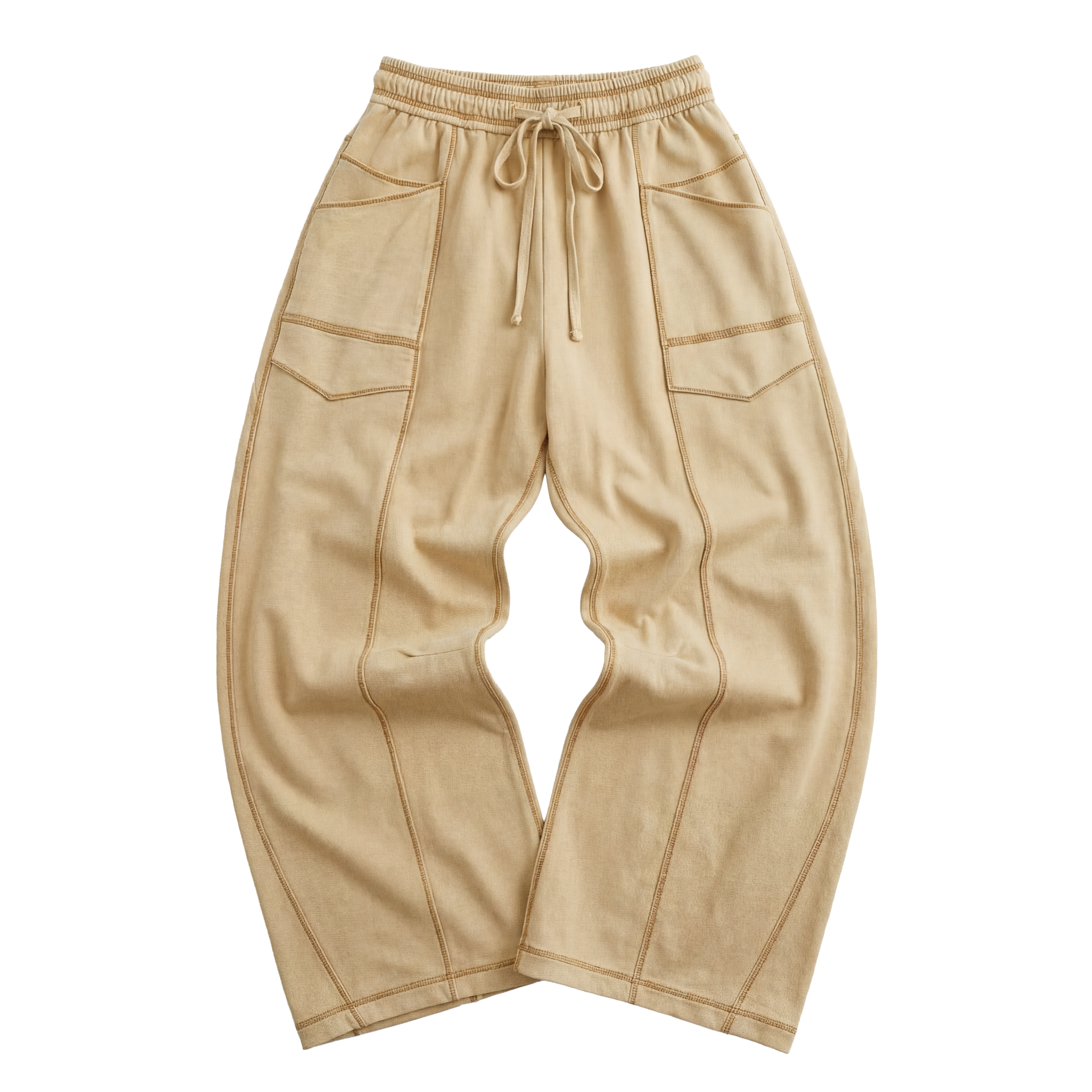 Arc-Seam Barrel Pant