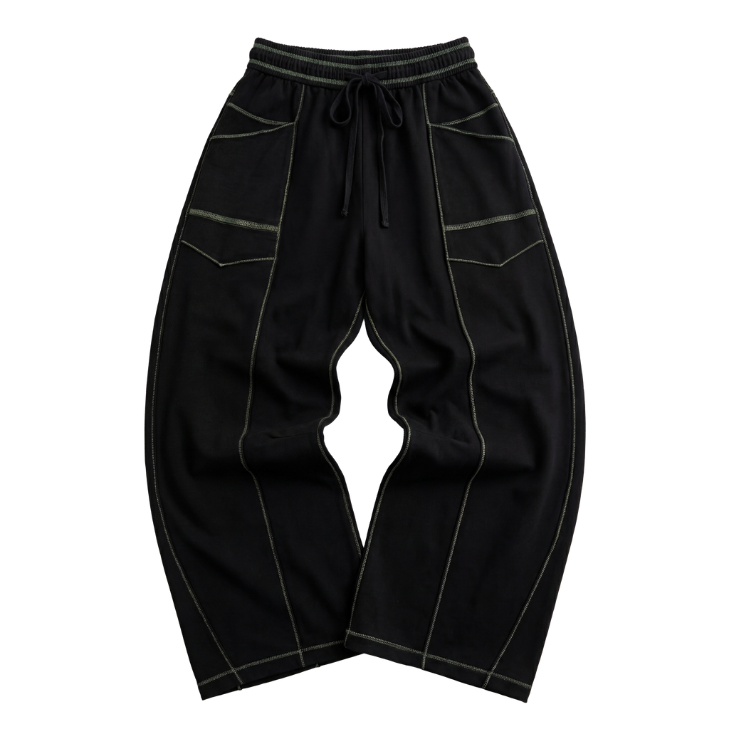 Arc-Seam Barrel Pant
