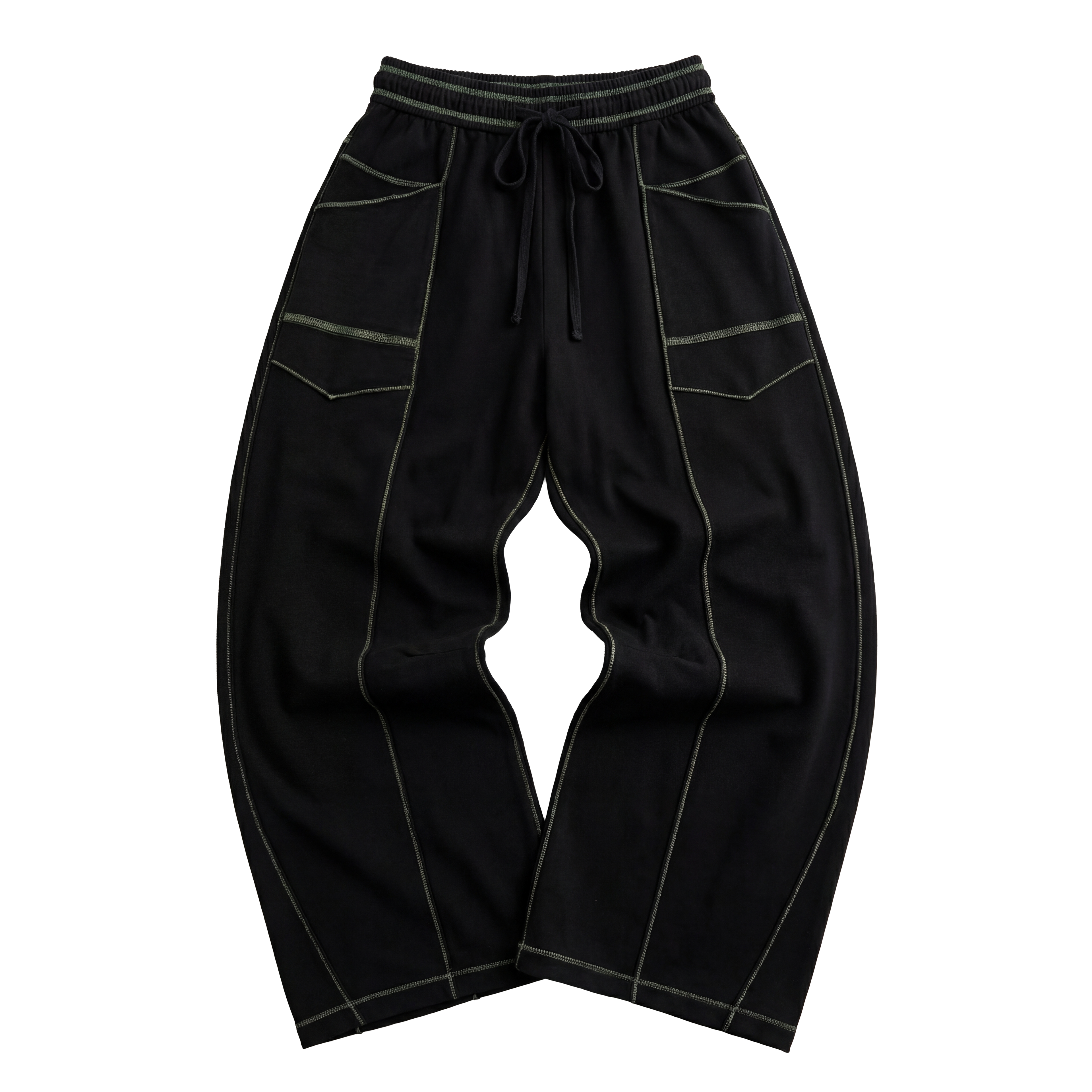 Arc-Seam Barrel Pant