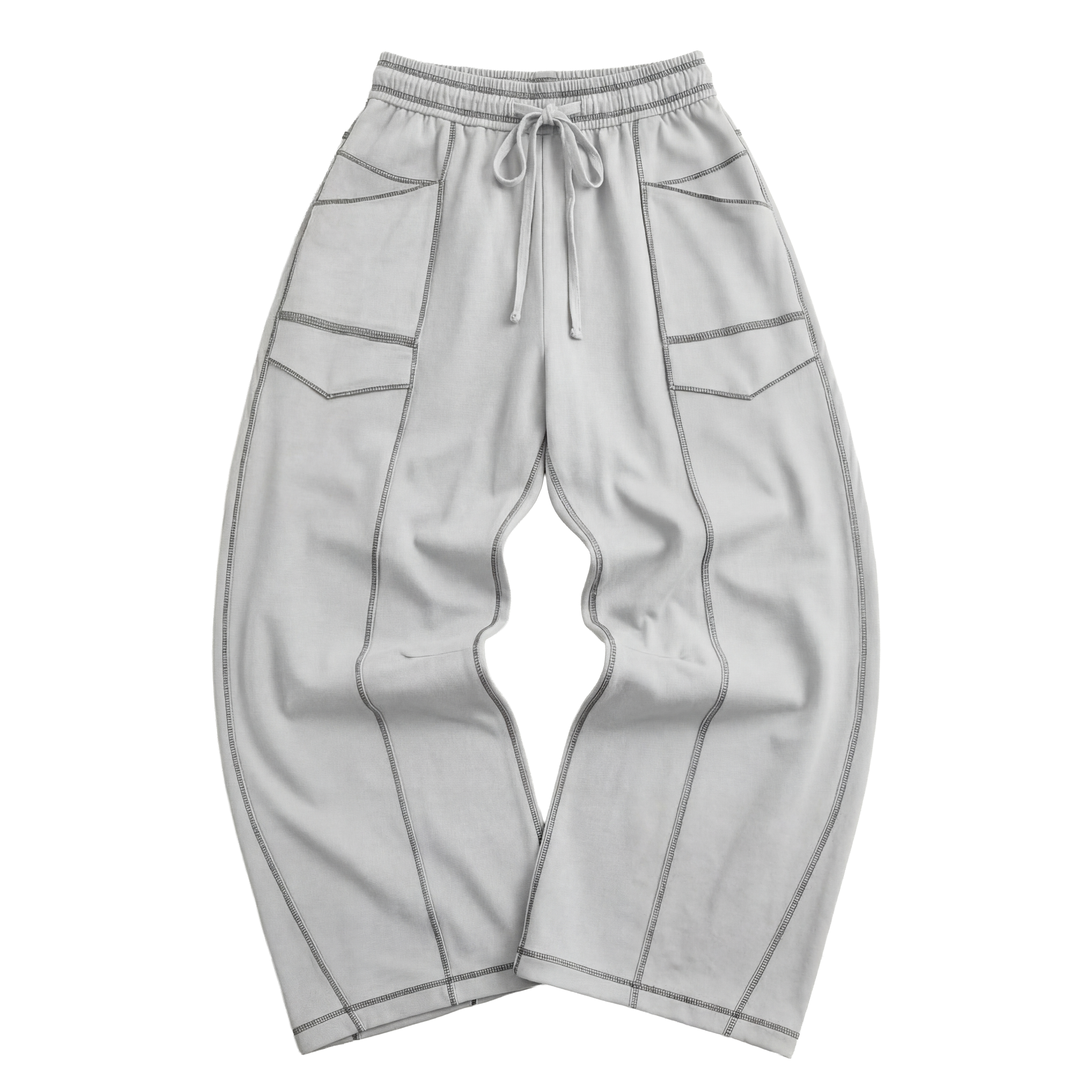 Arc-Seam Barrel Pant