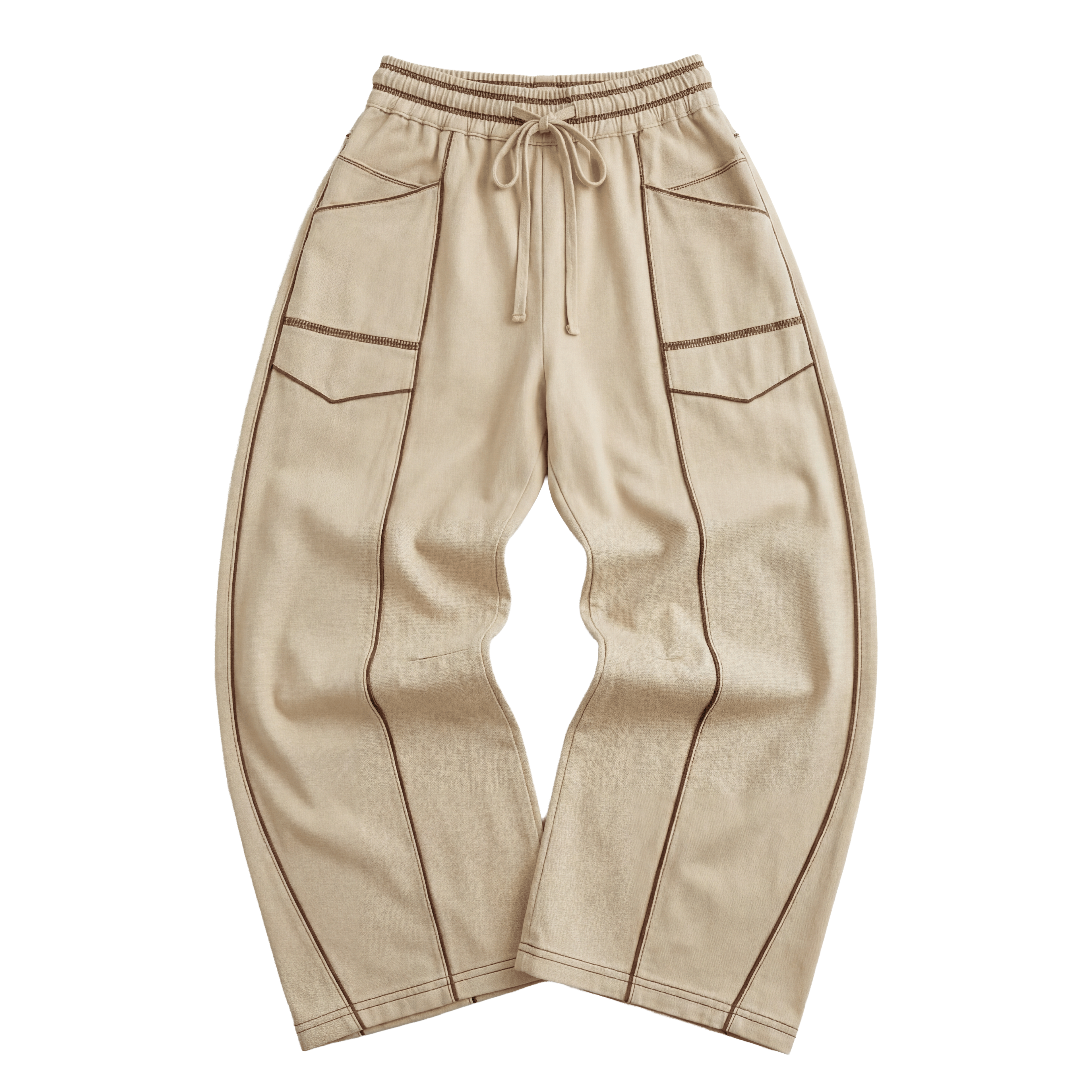 Arc-Seam Barrel Pant